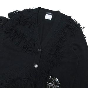 シャネル CHANEL 希少 レア 06A カシミヤ100% ココマーク ビジュー 