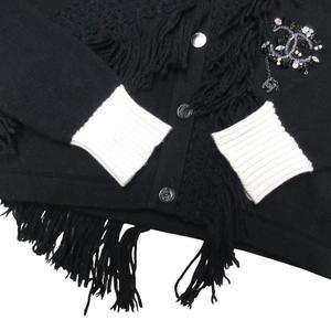 シャネル CHANEL 希少 レア 06A カシミヤ100% ココマーク ビジュー 