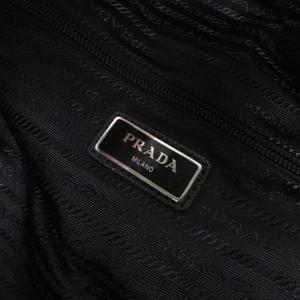 プラダ PRADA Re-Nylon テスート サフィアーノ 2WAY  ボストンバッグ 2VC033 ショルダー付 大容量 旅行 ナイロン 黒 ブラック ☆AA★ メンズ