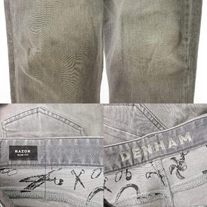 デンハム DENHAM RAZOR SLIM FIT レザースリムフィット デニムパンツ 