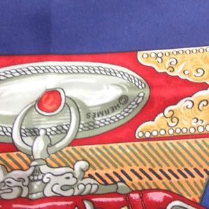 エルメス HERMES 美品 カレ 90 チベット Tibet スカーフ シルク 大判