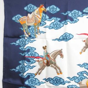 未使用品 エルメス HERMES カレ90 Galop Volant 空飛ぶギャロップ 大判