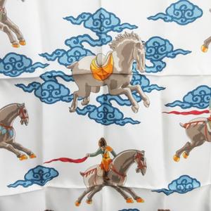 未使用品 エルメス HERMES カレ90 Galop Volant 空飛ぶギャロップ 大判 