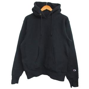 チャンピオン CHAMPION 復刻 赤単タグ リバースウィーブ スウェットパーカ― フーディ USA製 裏起毛 L 紺 ネイビー C5-U101 メンズ