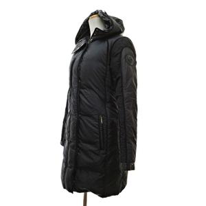 グッチ GUCCI GG柄 ダウンコート ダウンジャケット フーディ 36 黒 ブラック ■MNK3 レディース