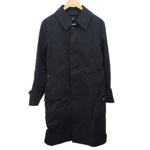 マッキントッシュ MACKINTOSH ダンケルド DUNKELD ステンカラーコート ジャケット ロング ライナー付き 紺 ネイビー 約M-L メンズ