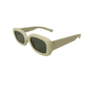 メゾンマルジェラ Maison Margiela × ジェントルモンスター GENTLE MONSTER コラボ MM106 サングラス アイウェア スクエア レザー 53□122-146 白 ホワイト 0319 ■MNK6 メンズ レディース