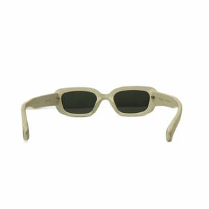 メゾンマルジェラ Maison Margiela × ジェントルモンスター GENTLE MONSTER コラボ MM106 サングラス アイウェア スクエア レザー 53□122-146 白 ホワイト 0319 ■MNK6 メンズ レディース