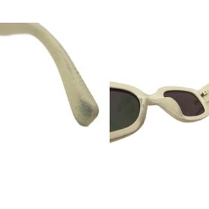 メゾンマルジェラ Maison Margiela × ジェントルモンスター GENTLE MONSTER コラボ MM106 サングラス アイウェア スクエア レザー 53□122-146 白 ホワイト 0319 ■MNK6 メンズ レディース