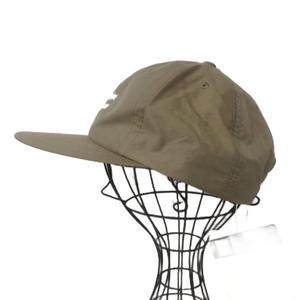 未使用品 ザノースフェイス THE NORTH FACE NN02640 ワードエンブロイド シックスパネル キャップ ナイロン L カーキ メンズ