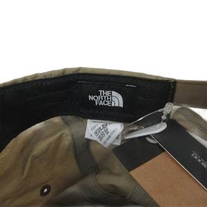 未使用品 ザノースフェイス THE NORTH FACE NN02640 ワードエンブロイド シックスパネル キャップ ナイロン L カーキ メンズ