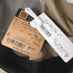 未使用品 ザノースフェイス THE NORTH FACE NN02640 ワードエンブロイド シックスパネル キャップ ナイロン L カーキ メンズ
