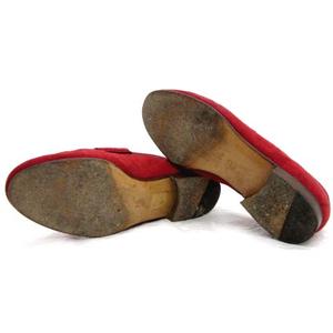 (値下げしました)新品未使用GUCCI レッド スエード ローファー GUCCI - グッチ／GUCCI ビットローファー シューズ 靴 メンズ