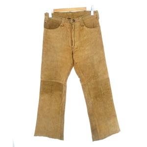 リーバイス Levi S 60 S 70 S Bige スエード レザー パンツ ブーツカット 42talon ヴィンテージ メンズ 103 ベクトルパーク