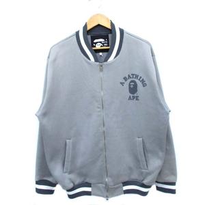 A BATHING APE グレー ジャケット jersey jacket
