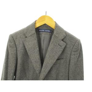 【美品】ラルフローレン カシミヤ×ウール フランネル 2B スーツ ラルフローレン RALPH LAUREN スーツ セットアップ シングル 2B