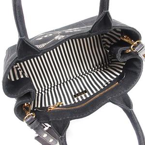 プラダ PRADA カナパ ミニ SS ネロ 2018 トートバッグ 2Way ストライプ 