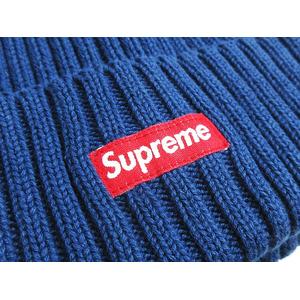 【新品】SUPREME シュプリーム ビーニー 17ss ネイビー 紺 国内正規品