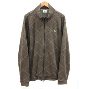 ラコステ LACOSTE ニット ジャケット ブルゾン アーガイル