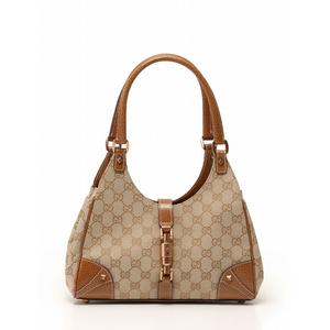 グッチショルダーハンドバック124409ニュージャッキーGGキャンバス