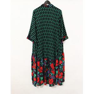 エイチアンドエム ケンゾー H&M×KENZO ワンピース フレア 緑 グリーン  