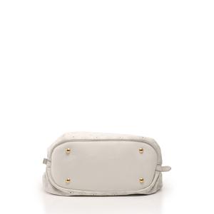 ルイヴィトン LOUIS VUITTON ハンドバッグ L マヒナ 白 ホワイト