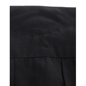 シャネル CHANEL スカート プリーツスカート 01 P 黒 ブラック M  