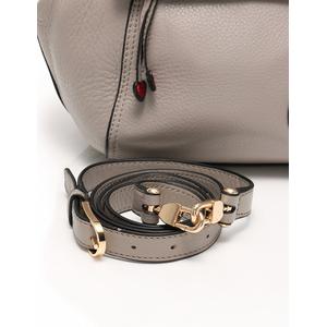 トリーバーチ TORY BURCH ハンドバッグ ショルダーバッグ グレー 白 赤 
