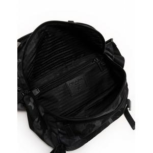 プラダ PRADA ショルダーバッグ メッセンジャーバッグ ネイビー 黒