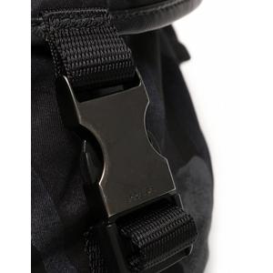 【美品】プラダ メッセンジャーバッグ レザー×ナイロン 迷彩 黒系 VA0994 PRADA プラダ VA0994 ボディバッグ メッセンジャーバッグ