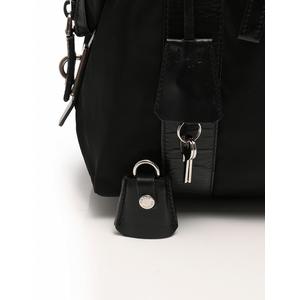 プラダ PRADA ハンドバッグ ミニボストンバッグ 黒 ブラック ナイロン