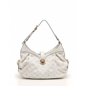 ルイヴィトン LOUIS VUITTON ショルダーバッグ マヒナ XS ブロン 白 