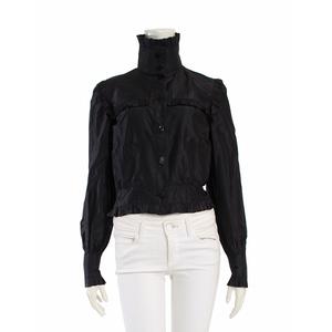 シャネル CHANEL シャツ ブラウス 07 C 黒 ブラック M トップス 長袖 