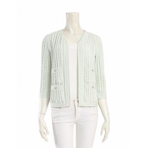 シャネル CHANEL カーディガン ニット ココマーク ライト