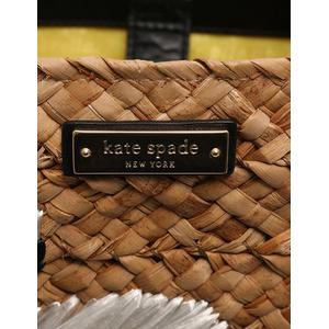 kate spade かごバッグ ベージュ/ホワイト ケイトスペード かごバッグ（kate spade NEW YORK）のおすすめ