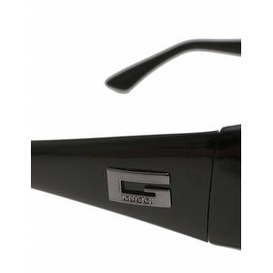 グッチ GUCCI サングラス 黒 ブラック 小物 プラスチック オーバル  