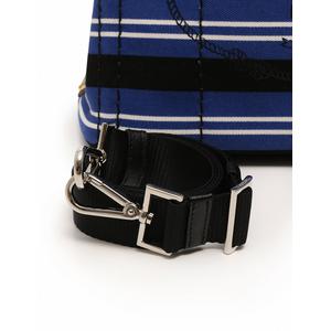 プラダ PRADA トートバッグ ショルダーバッグ カナパ ネイビー 紺 黒 