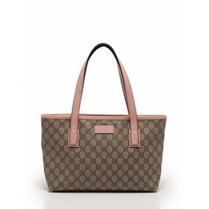 グッチ GUCCI トートバッグ ハンドバッグ GGプラス ベージュ ピンク 