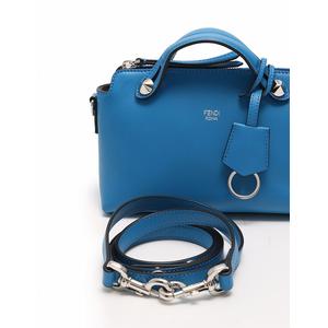 FENDI ビジネスバッグ 青 フェンディ ピーカブー大 セレリアレザー灰紺 メンズ