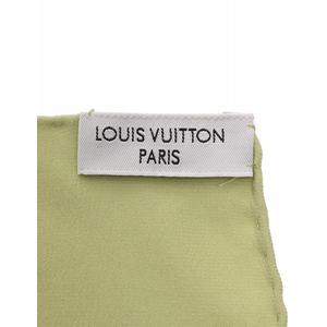 ルイヴィトン LOUIS VUITTON スカーフ 黄緑 ライトグリーン 小物