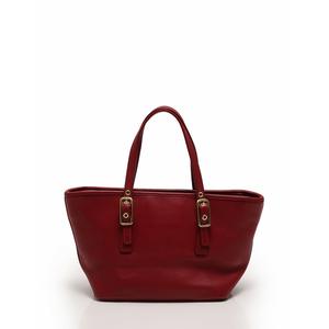 コーチ　coach ミニバック　レッド コーチ COACH ハンドバッグ ミニトートバッグ 赤 レッド ゴールド