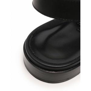 エルメス HERMES サンダル フラット メドール 黒 ブラック