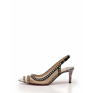 クリスチャンルブタン Christian louboutin パンプス スパイク クリア 