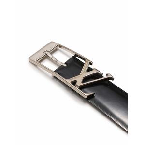 ルイヴィトン M9840 ロゴ レザーベルト ブラック LOUIS VUITTON ルイヴィトン サンチュール アナグラムカーフ/SS