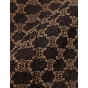 セリーヌ CELINE スカート マカダム柄 茶色 ブラウン XS ボトムス ひざ