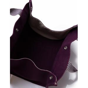 エルメス HERMES トートバッグ ハンドバッグ カンヌ PM 紫 パープル 白