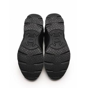 シャネル CHANEL スニーカー 黒 ブラック 26cm シューズ 42
