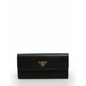 PRADA ブラック ナイロン 長財布 PRADA 黒 ナイロン パスケース プラダ