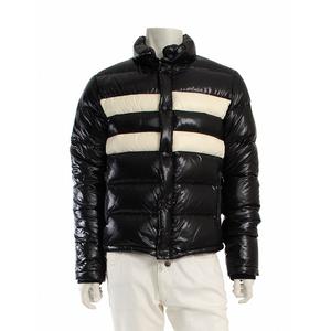美品 メンズ MONCLER THOMAS ダウンジャケット ブラック/ホワイト 中古・古着通販】MONCLER (モンクレール) MONCLER THOMAS ダウン