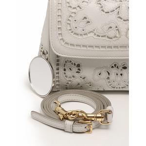 DOLCE&GABBANA ドルガバ ハンドバッグ コットンレース ホワイト ドルチェ&ガッバーナ ドルガバ DOLCE&GABBANA ハンドバッグ